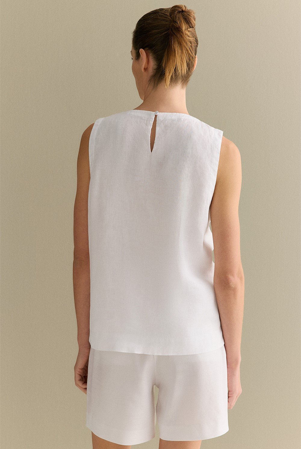 Linen Shell Tank