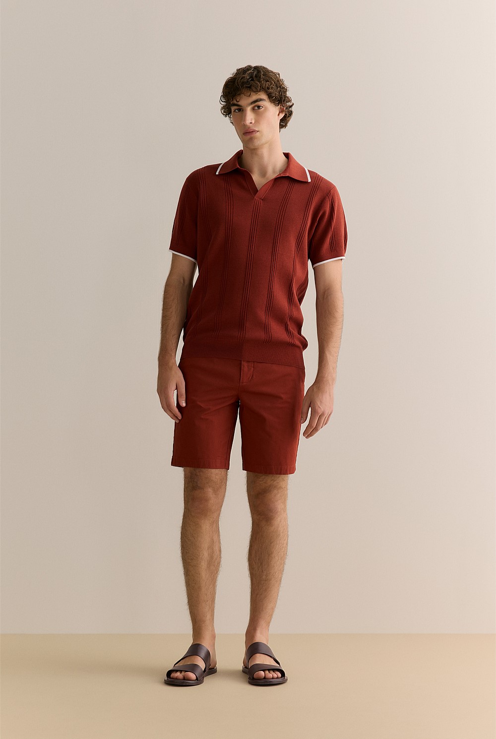 Cotton Twill Chino Short