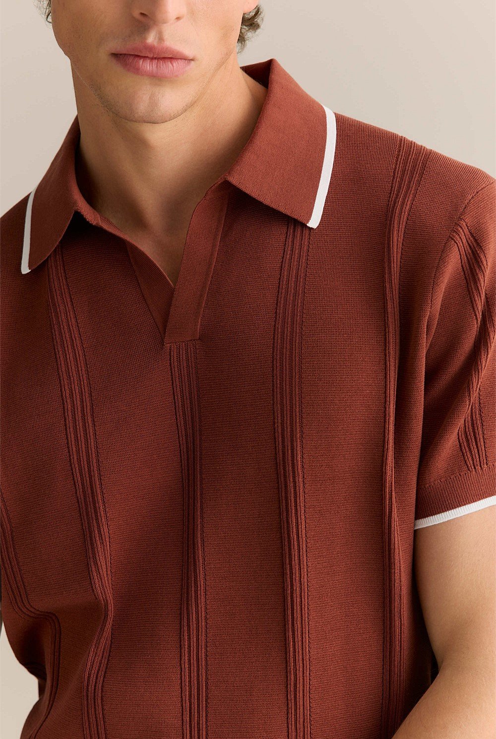 Mercerised Cotton Tipped Polo