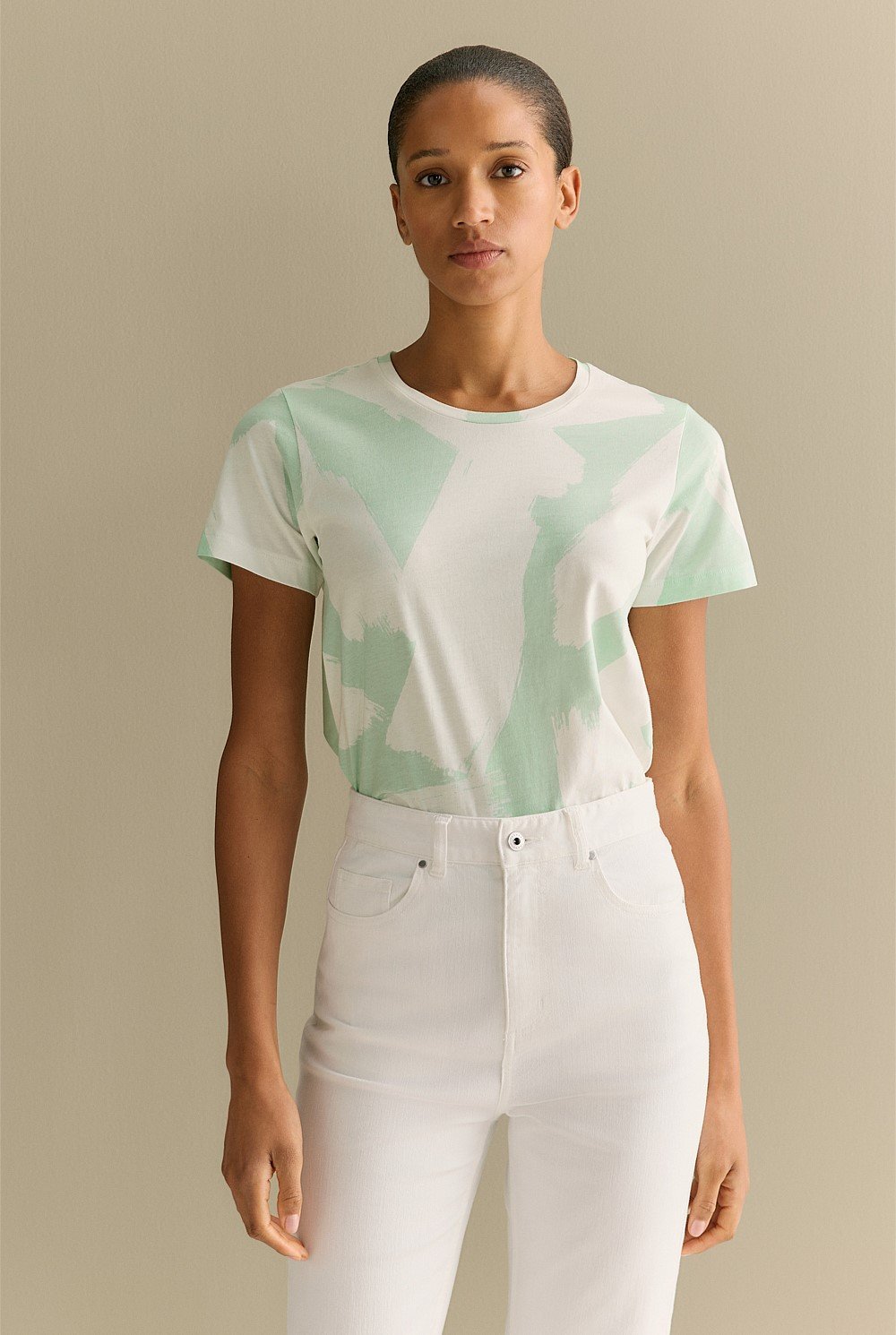 Australian Cotton Brushstroke T-shirt