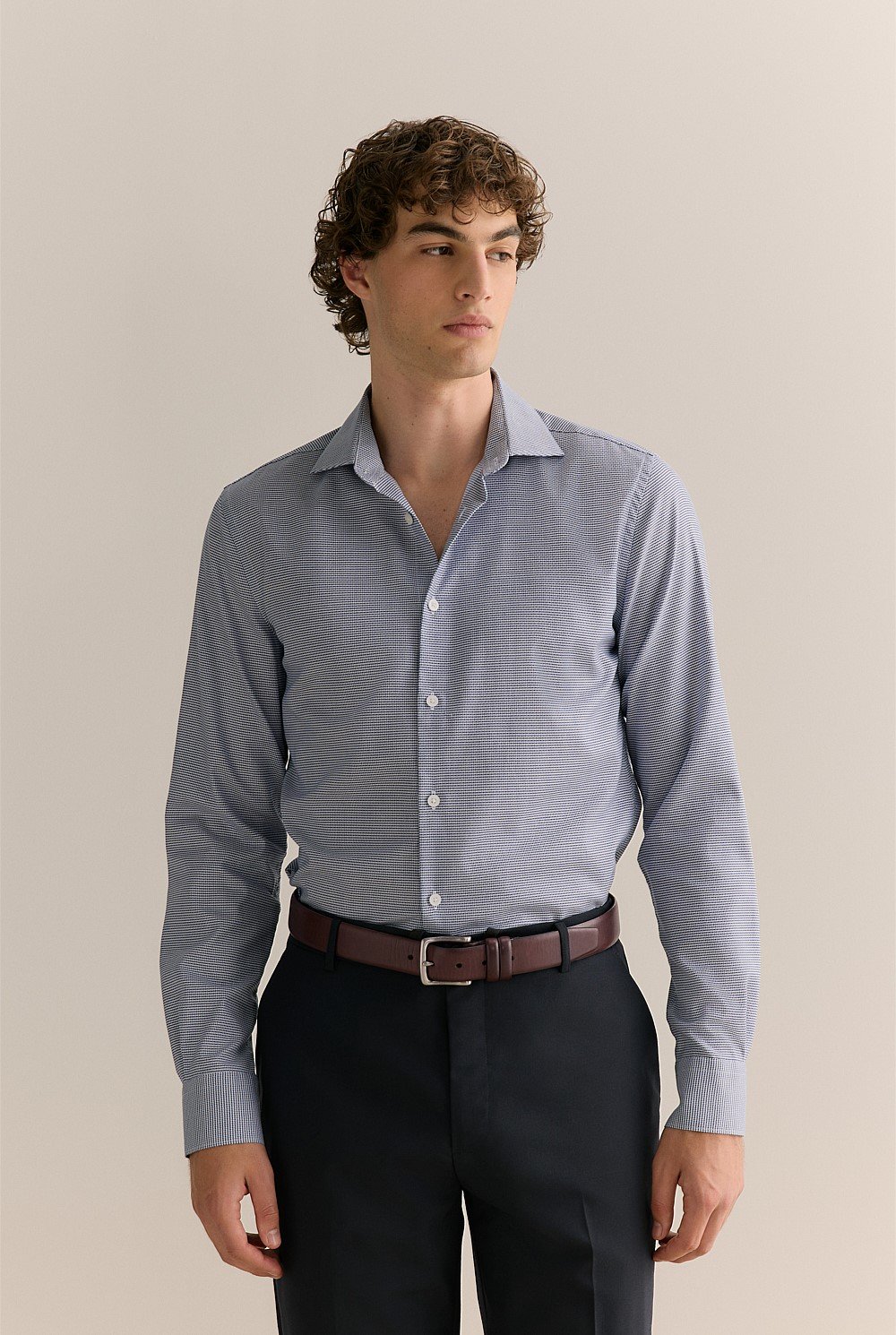 Tailored Fit Cotton Career Shirt