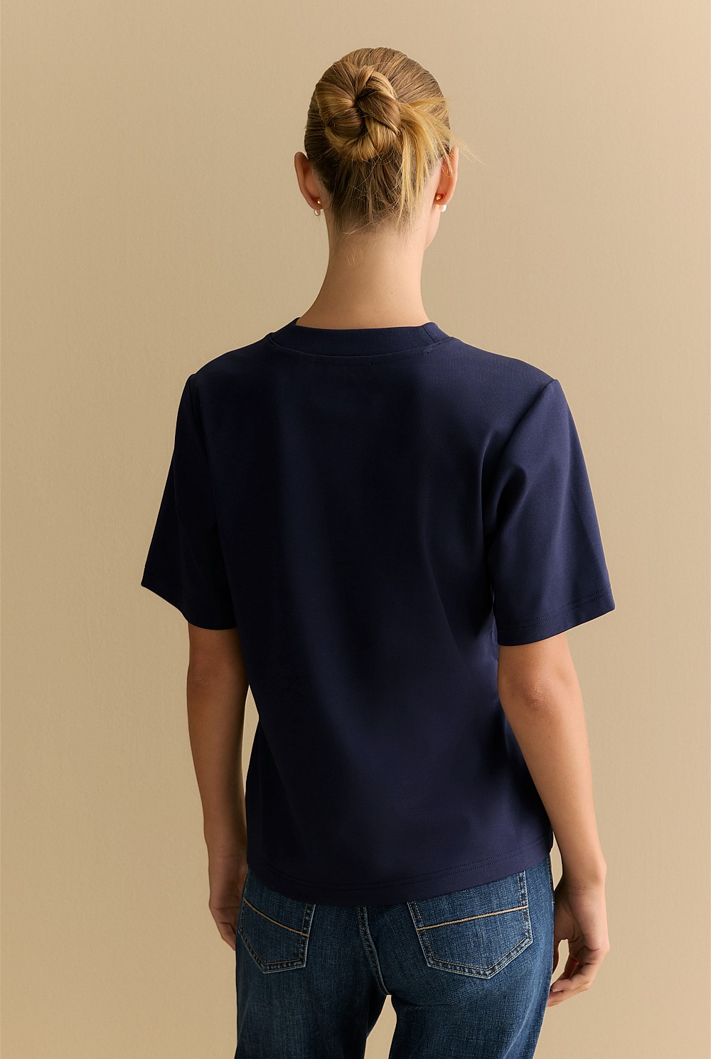 Cotton Modal Interlock T-shirt