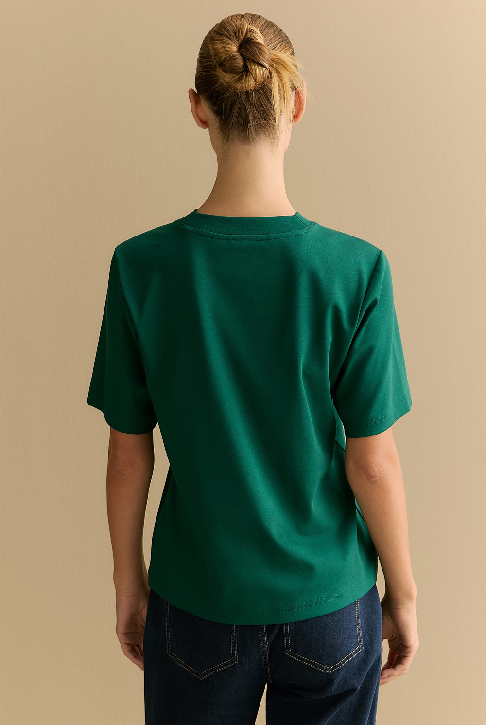 Cotton Modal Interlock T-shirt