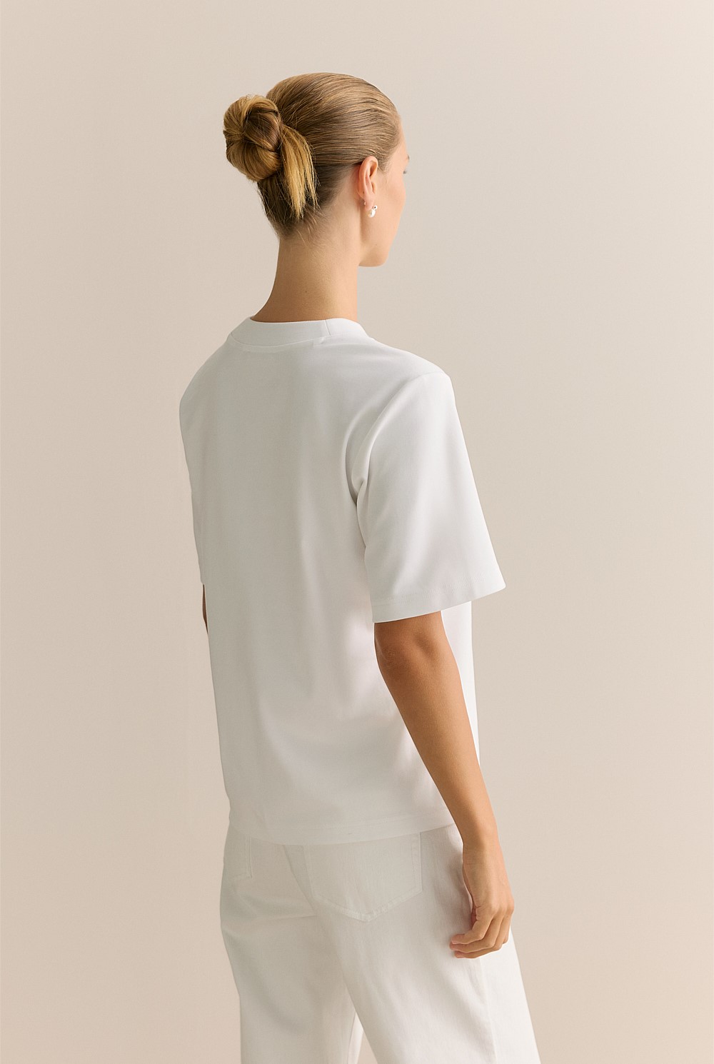 Cotton Modal Interlock T-shirt