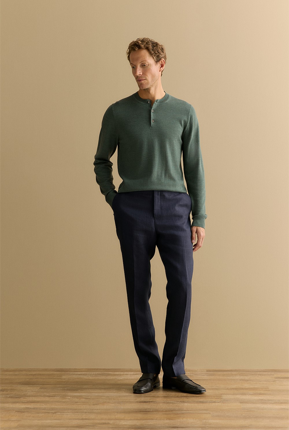 Merino Knit Henley