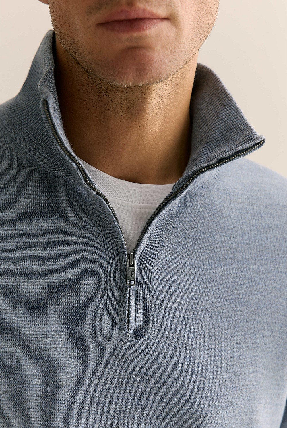 Australian Merino Half Zip