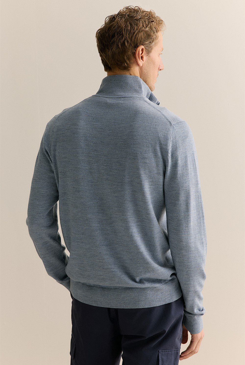 Australian Merino Half Zip