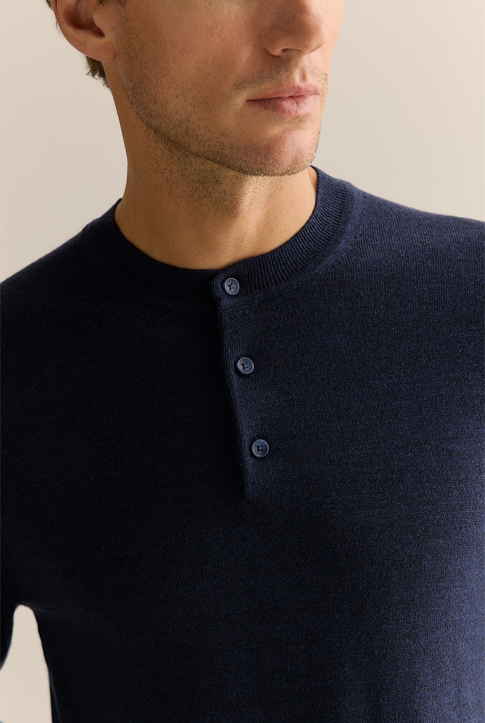 Merino Knit Henley