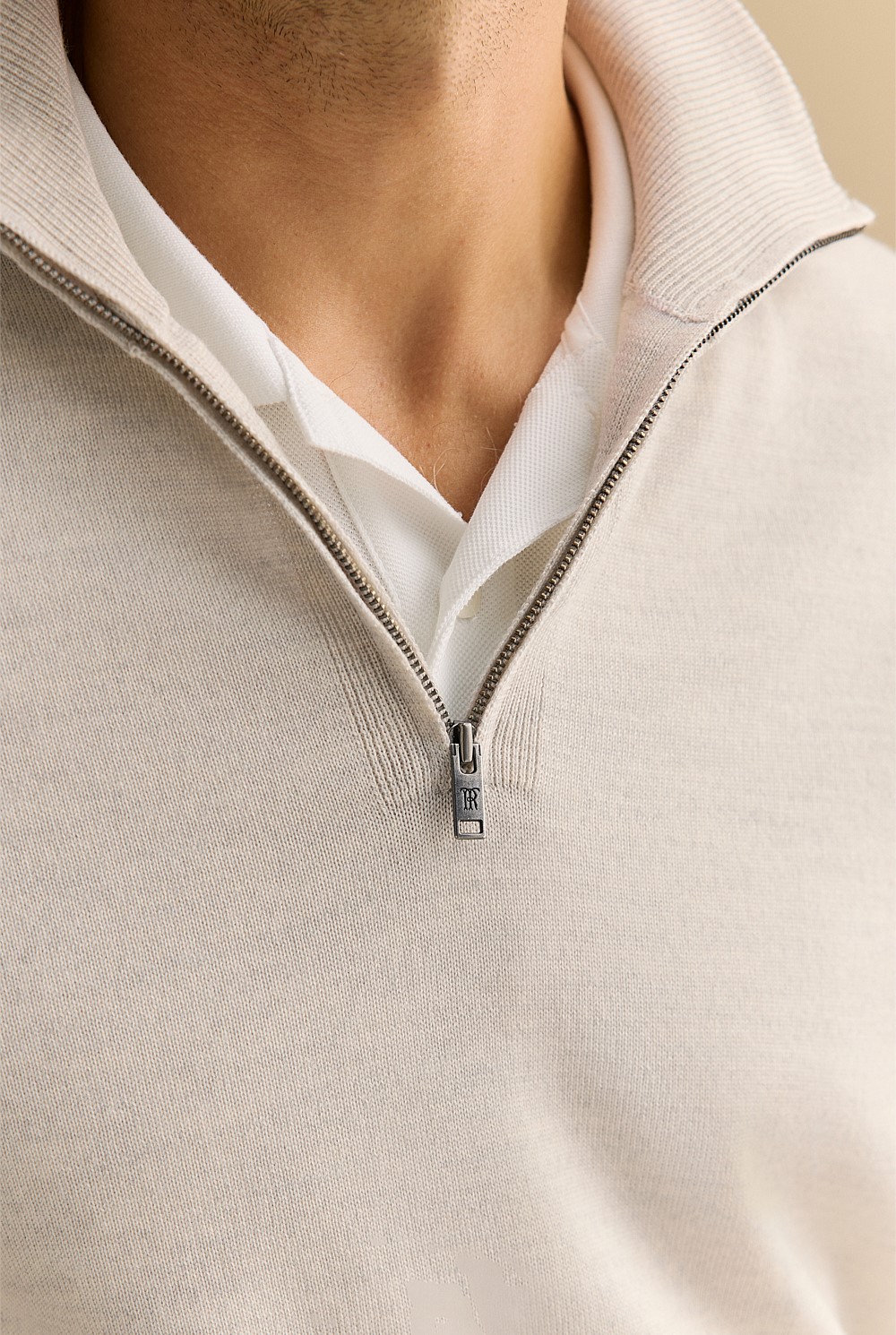 Australian Merino Half Zip