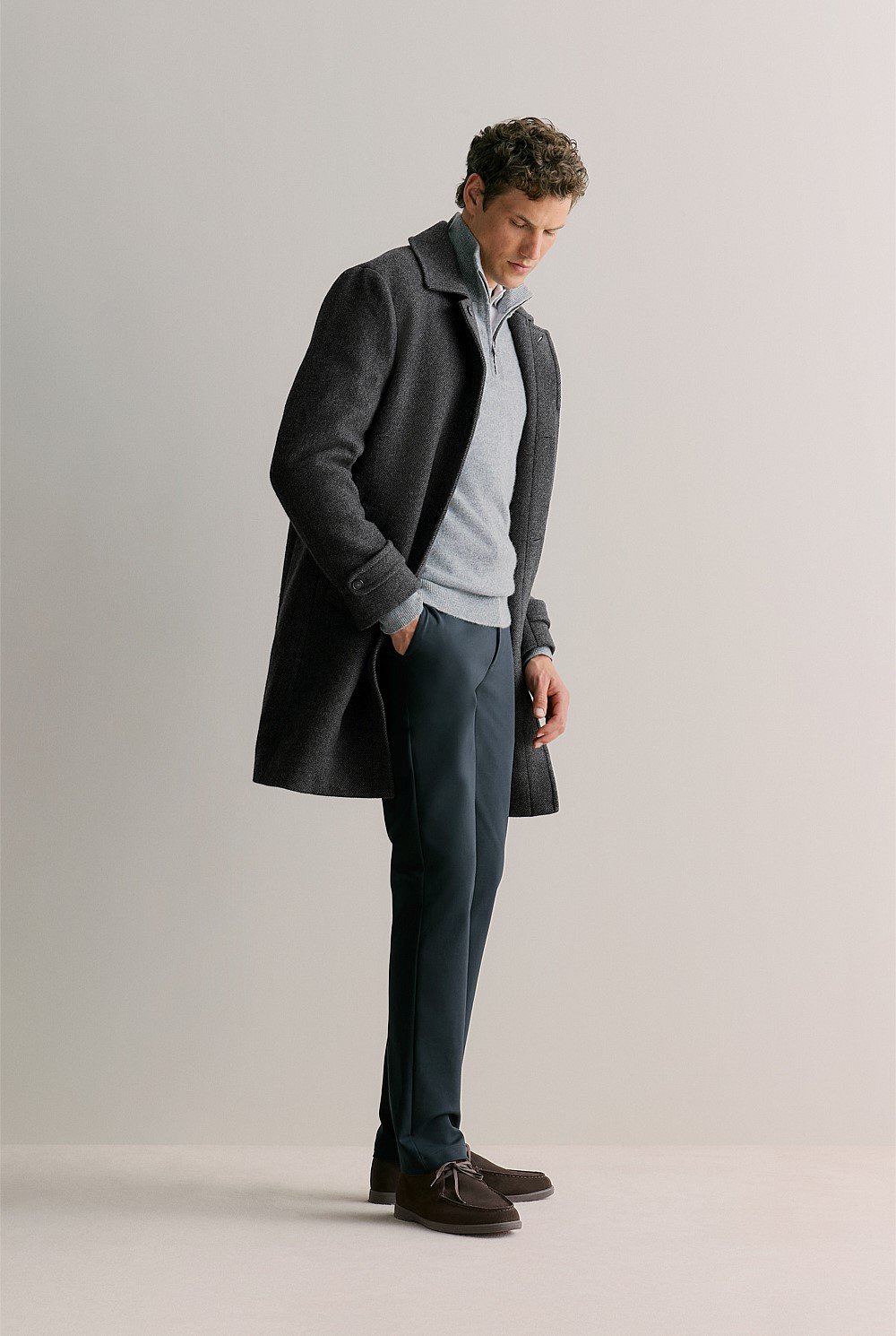 Cashmere Half Zip