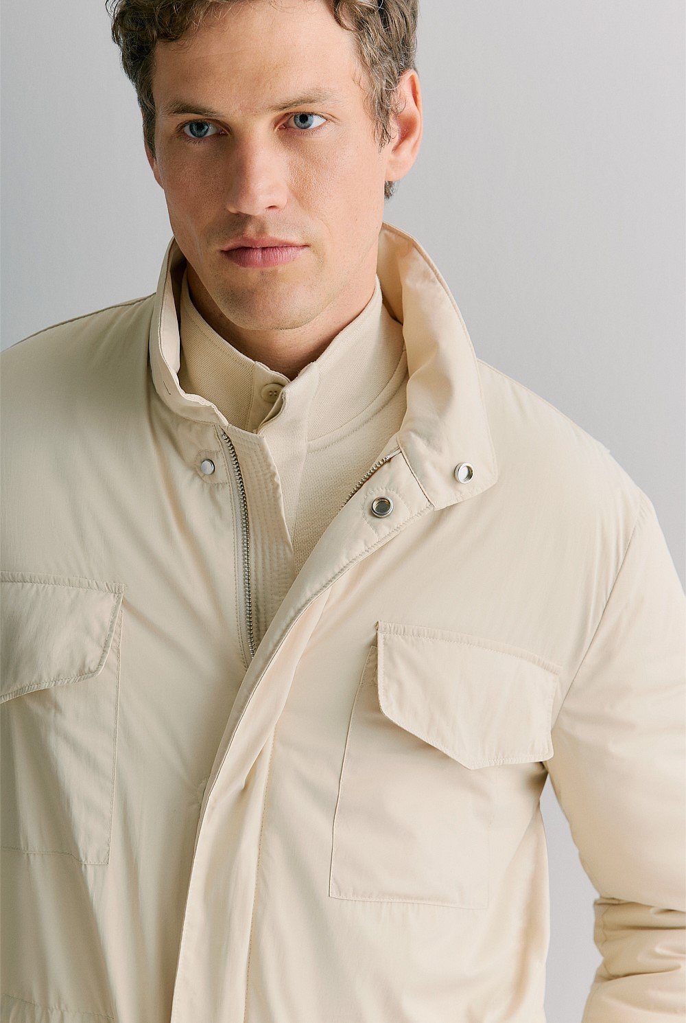 Longline Technical Field Jacket
