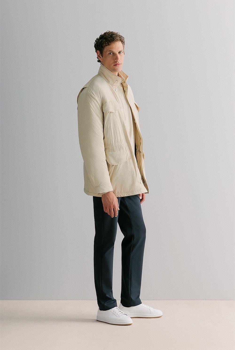 Longline Technical Field Jacket