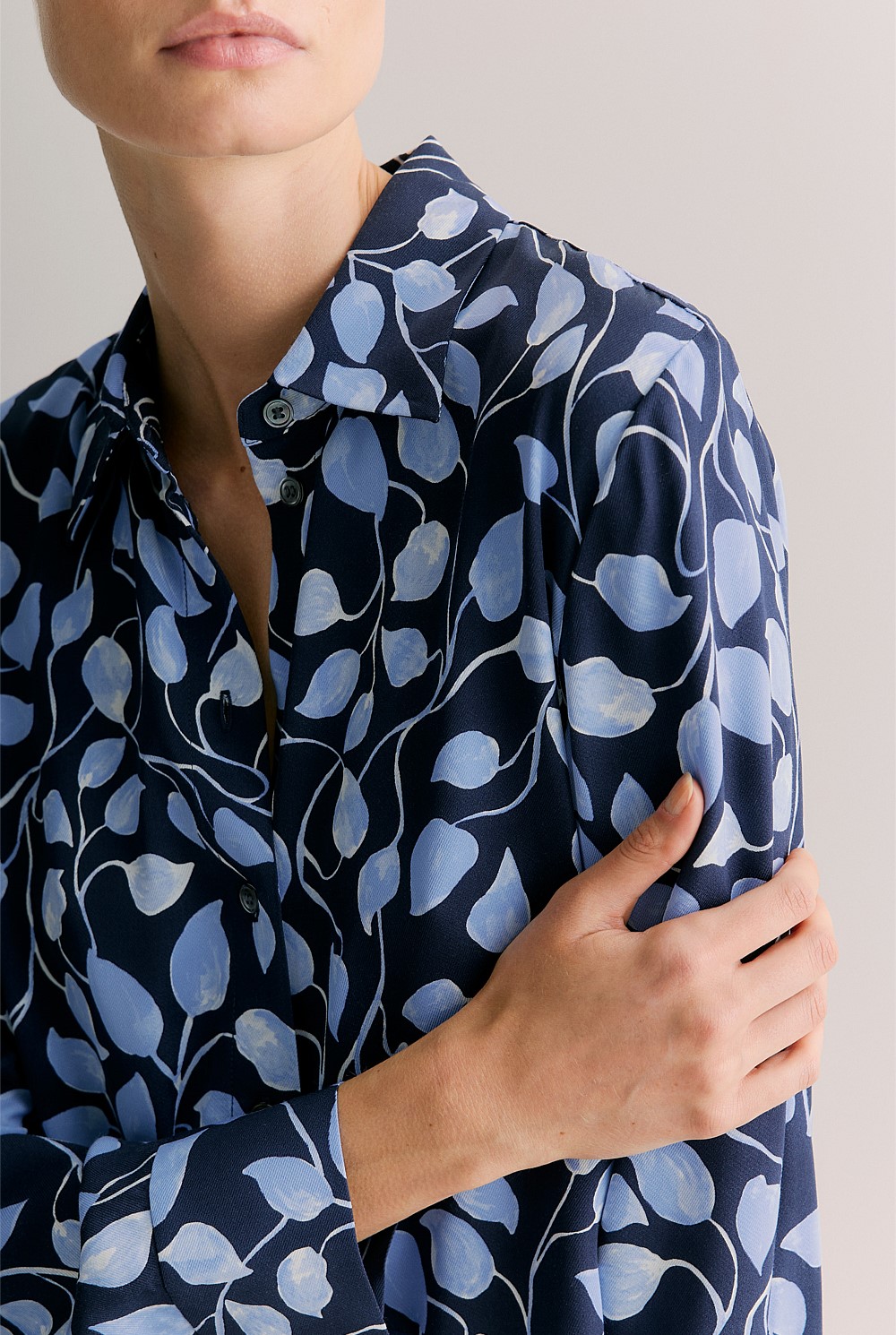 Vine Leaf Long Sleeve Shirt