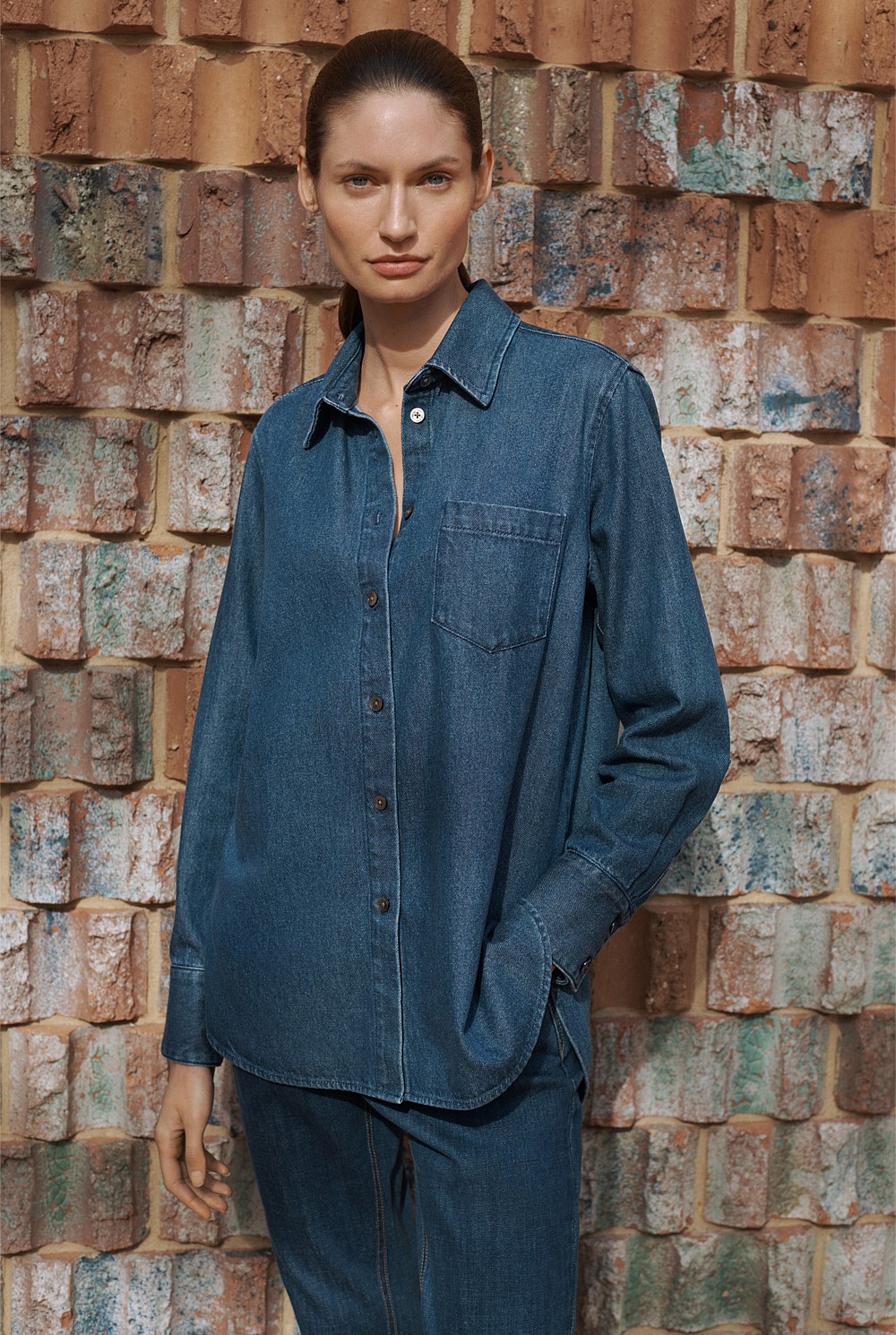 Relaxed Denim Shirt