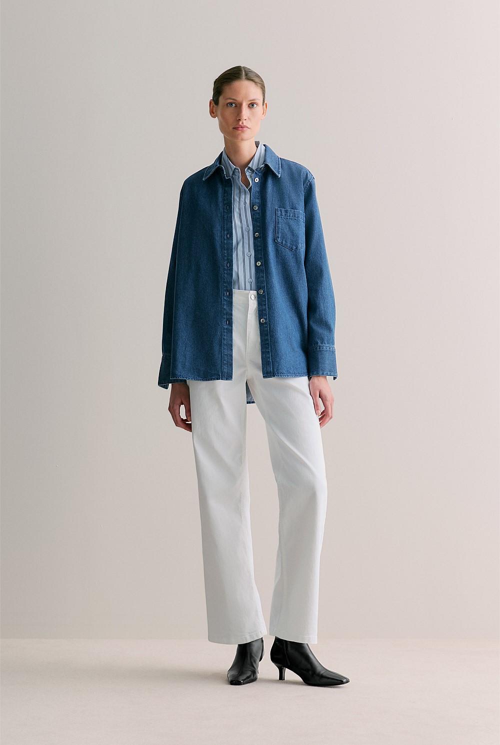 Relaxed Denim Shirt