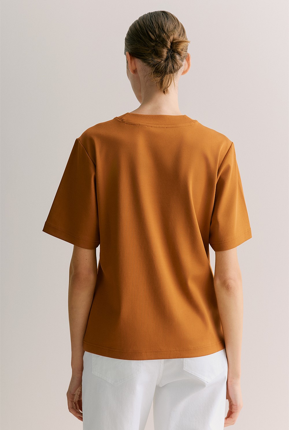 Cotton Modal Interlock T-shirt