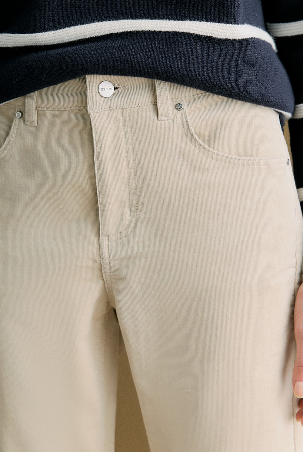 Needlecord Five Pocket Boyfriend Pant
