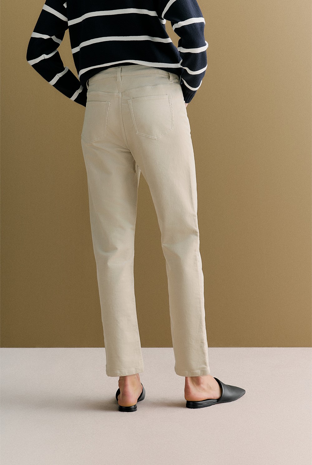Needlecord Five Pocket Boyfriend Pant