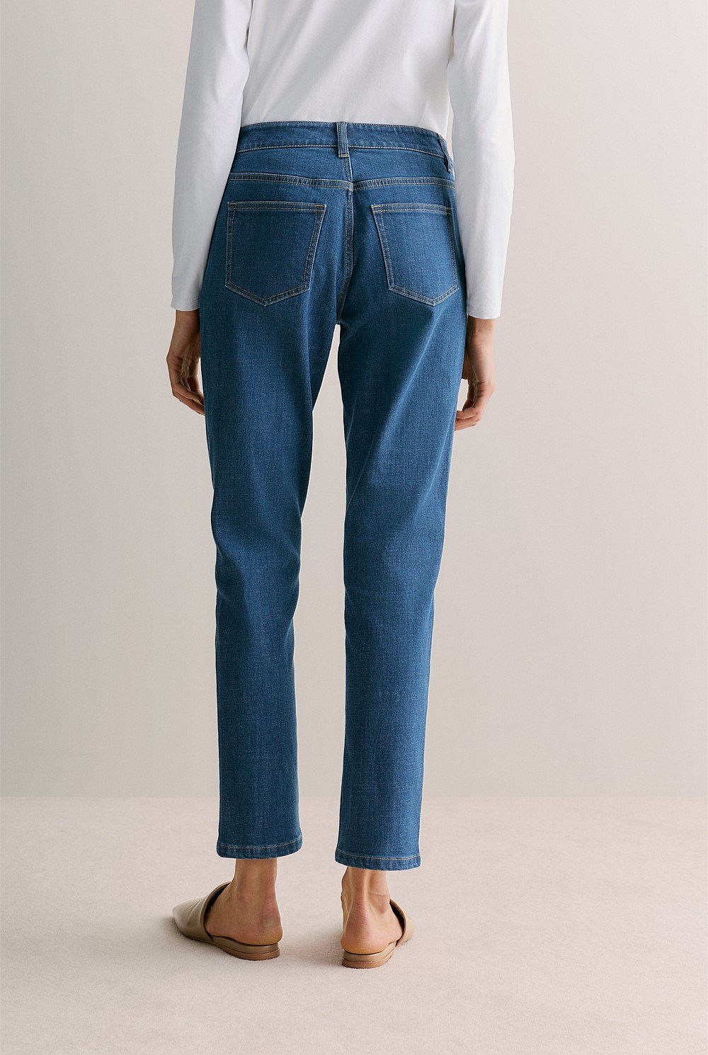 Australian Cotton Blend Boyfriend Jean