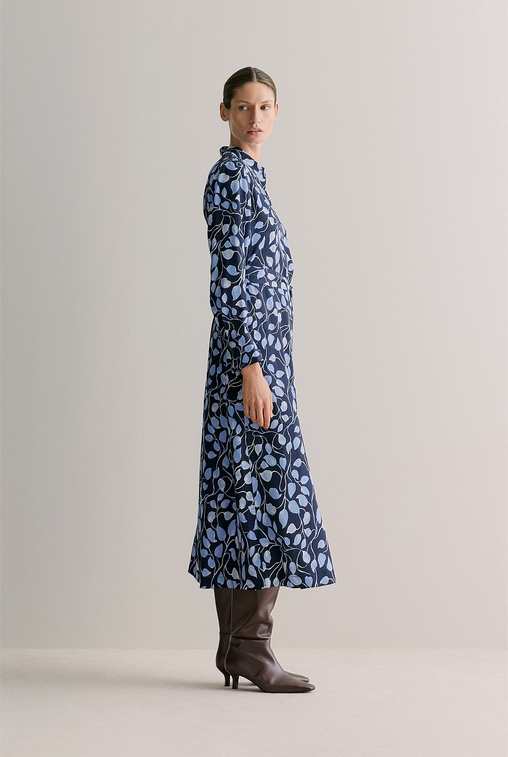 Vine Leaf Shirt Dress