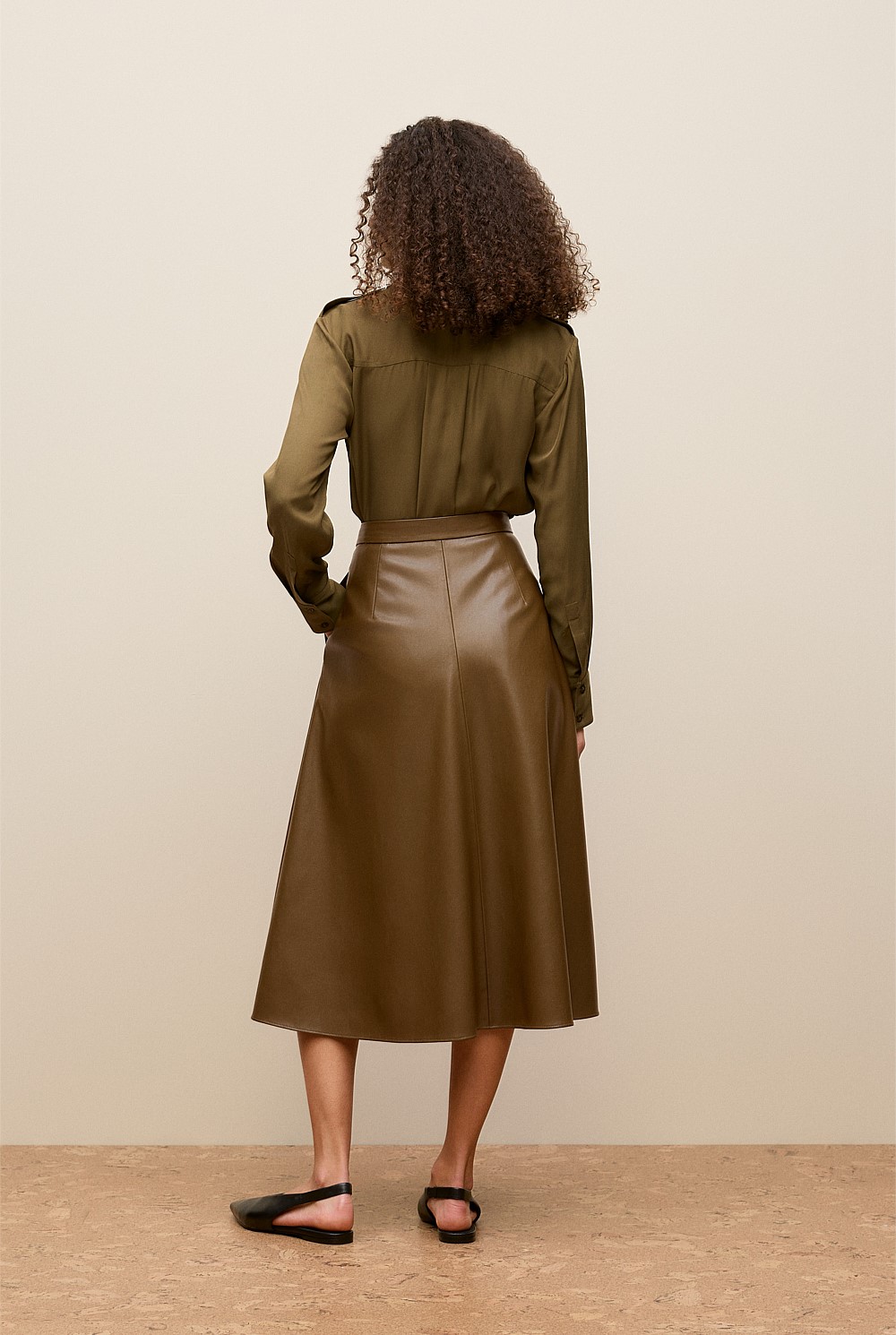 Soft Twill Pocket Detail Shirt