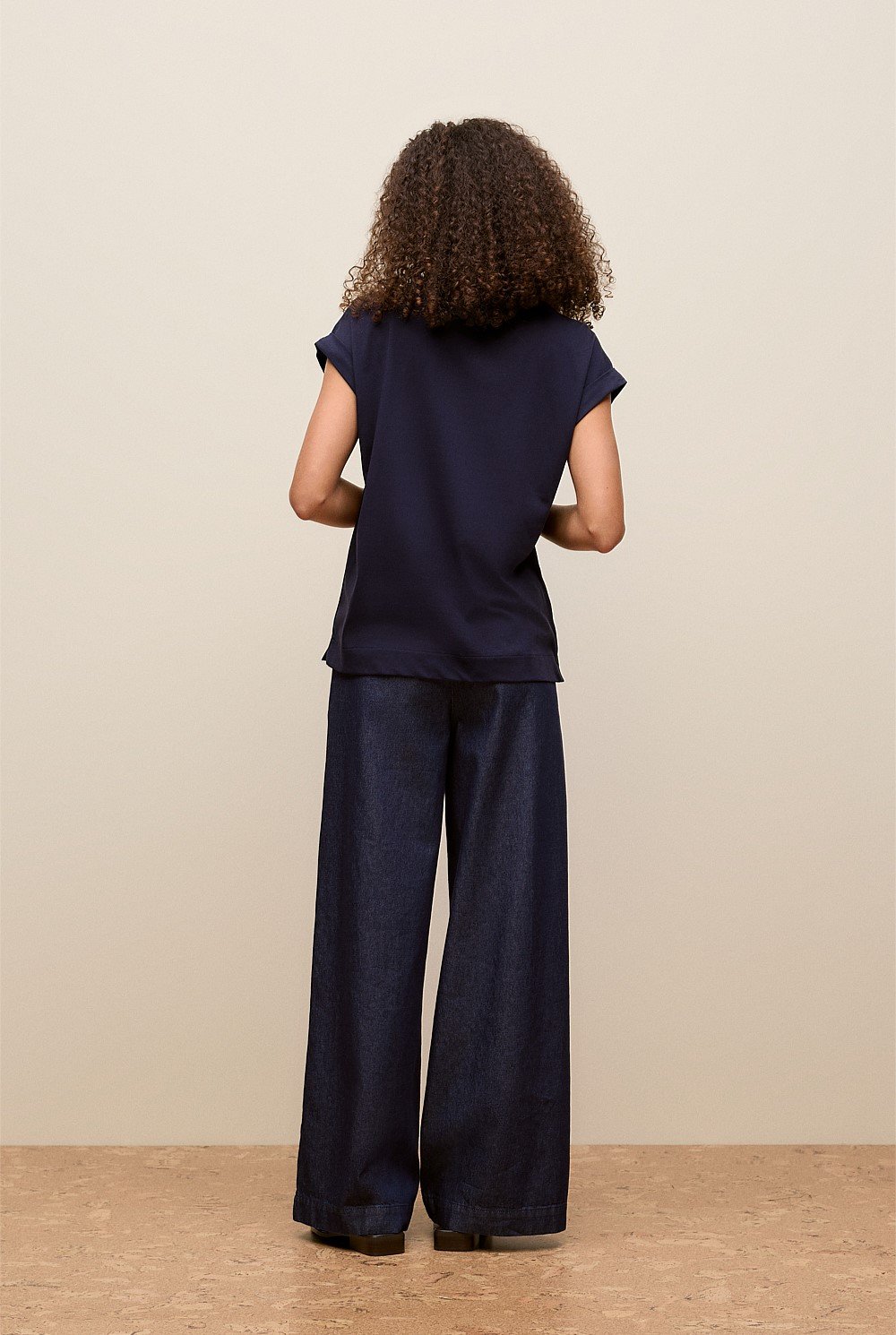 Australian Cotton Cuff Sleeve T-shirt