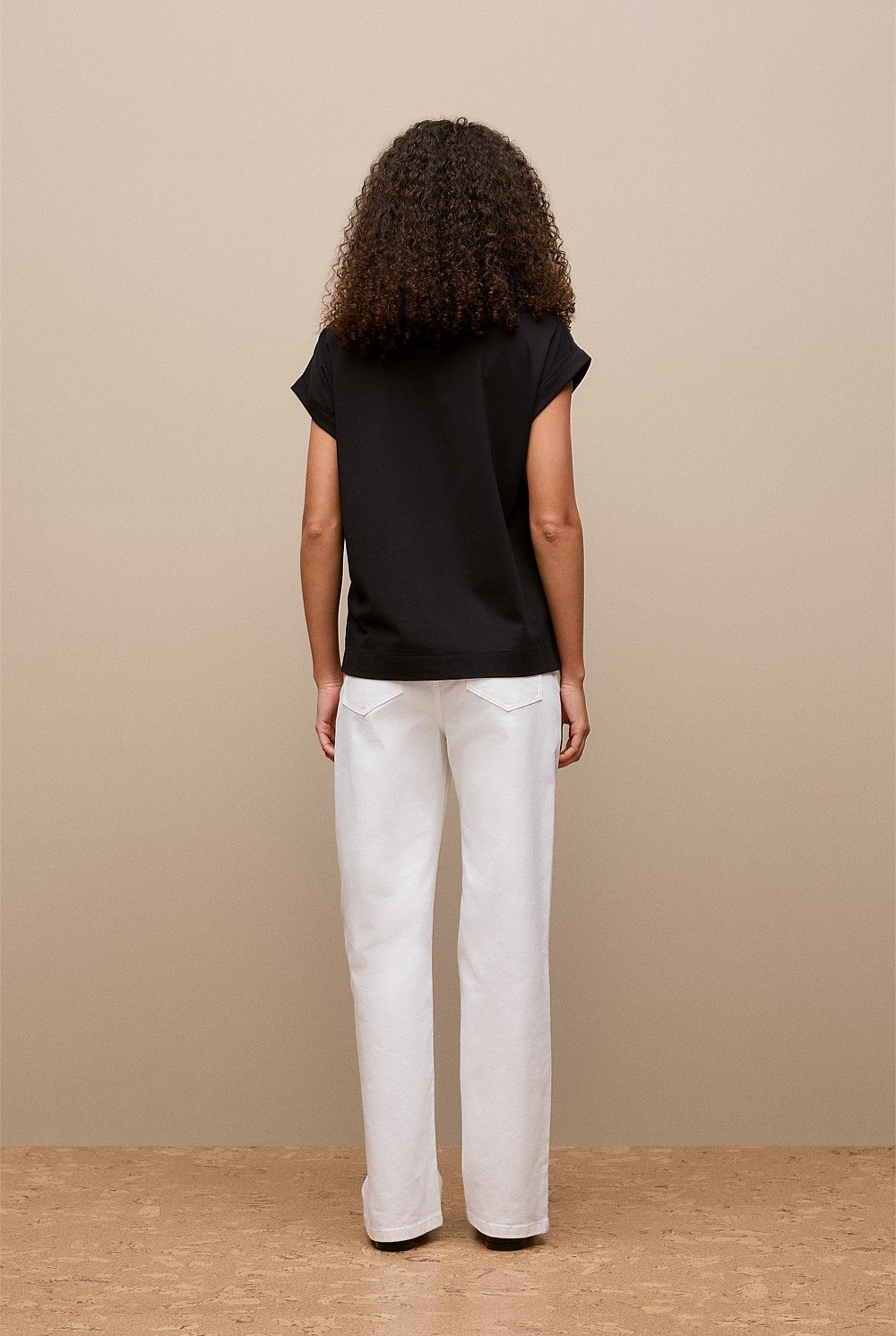 Australian Cotton Cuff Sleeve T-shirt