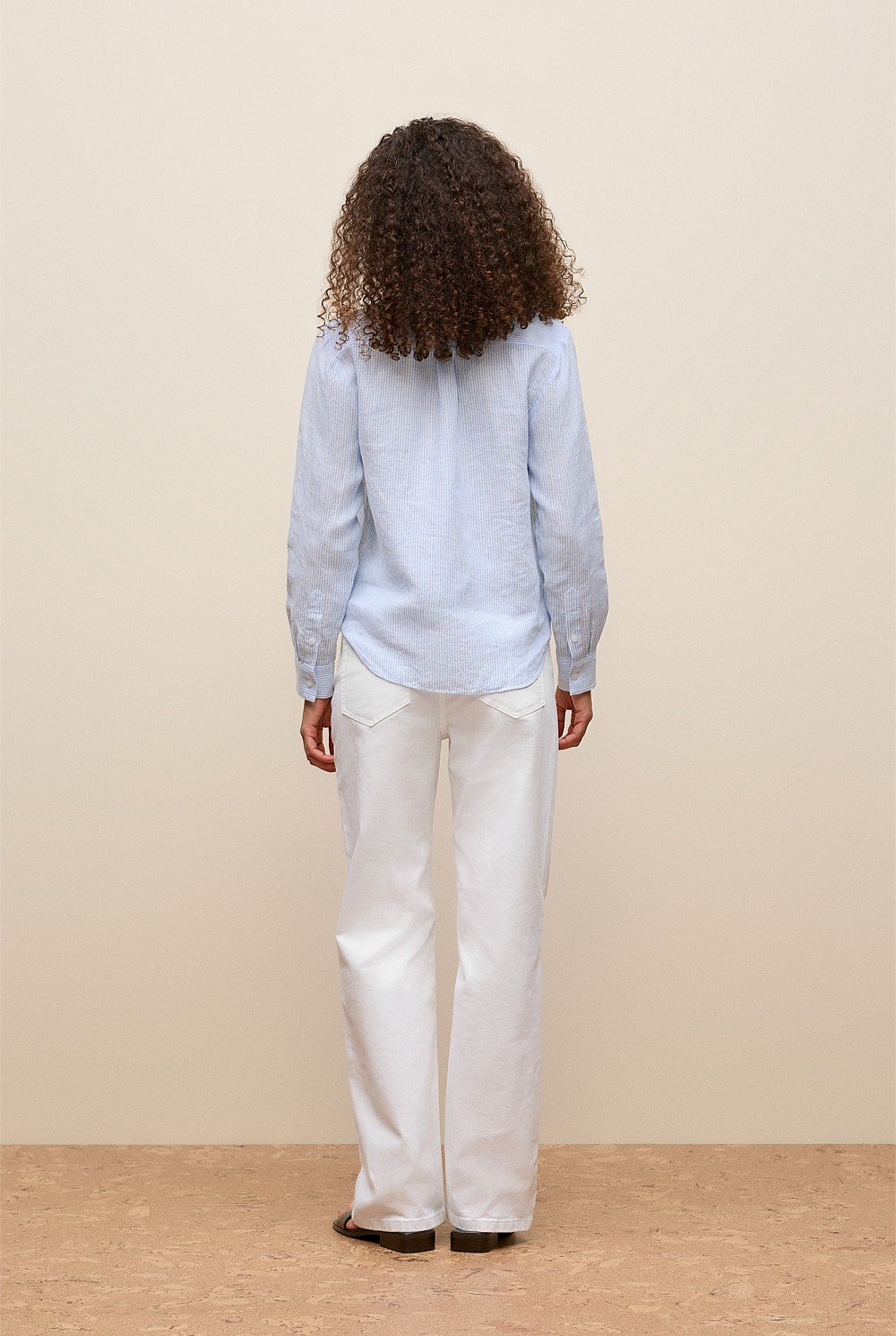 Yarn Dyed Stripe Linen Shirt