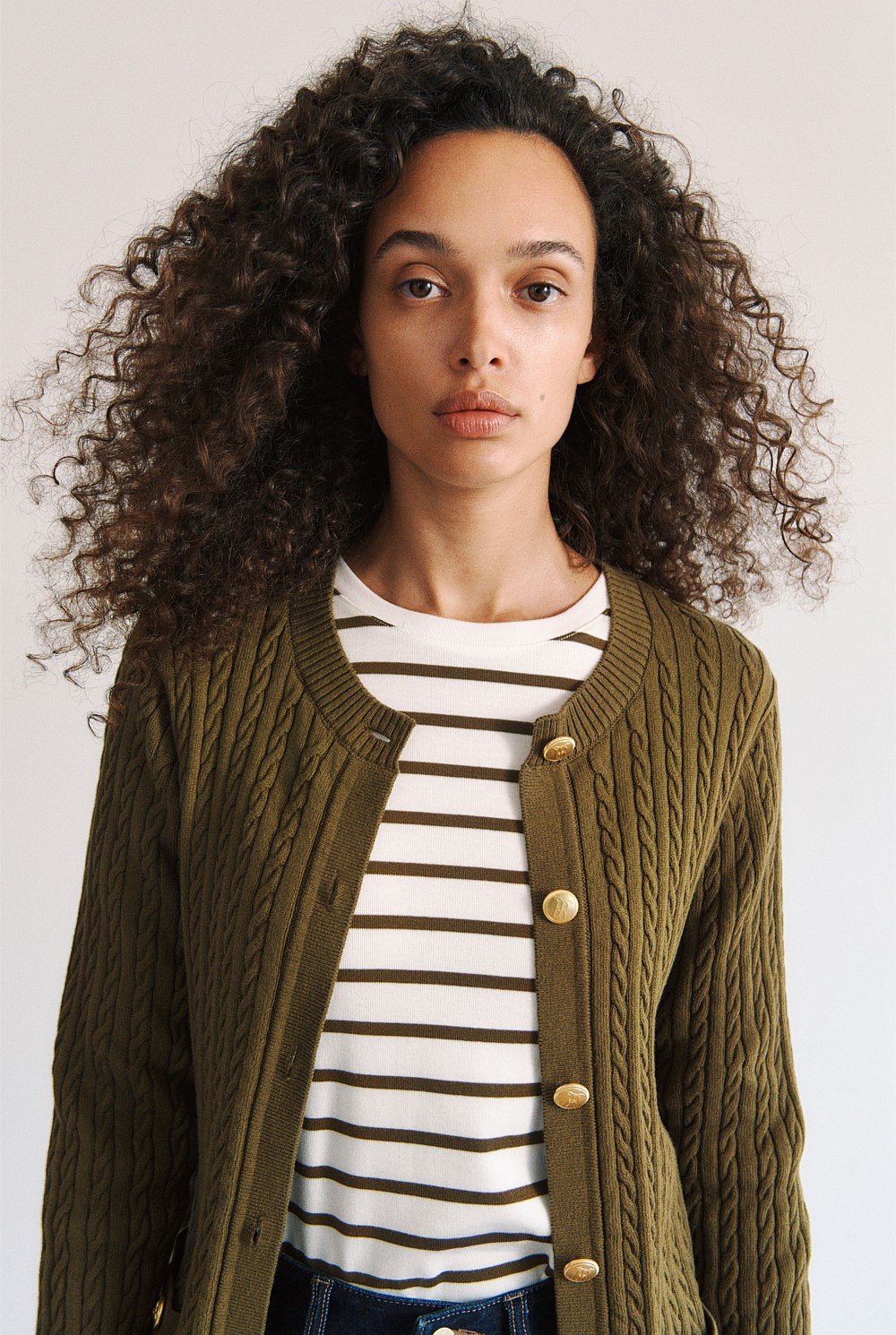 Australian Cotton Stripe Half Sleeve T-shirt