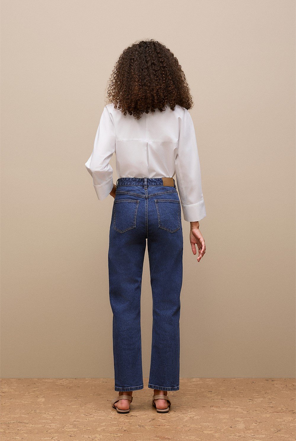 High Rise Straight Leg Jean