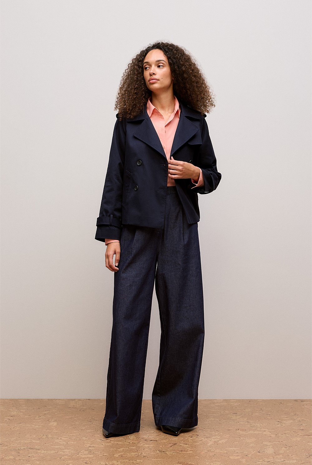 Cotton Poplin Long Sleeve Shirt