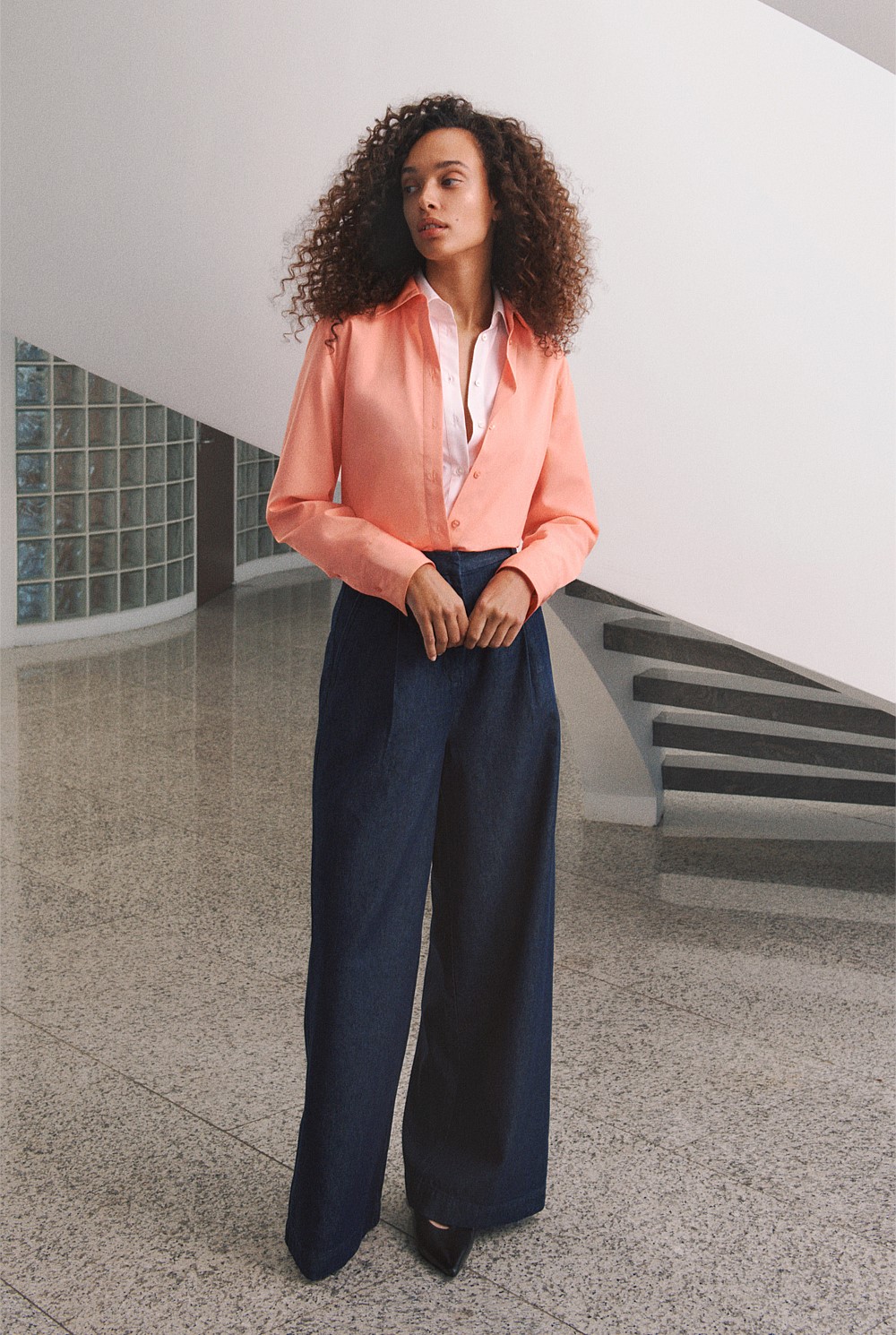 Denim Tailored Pant
