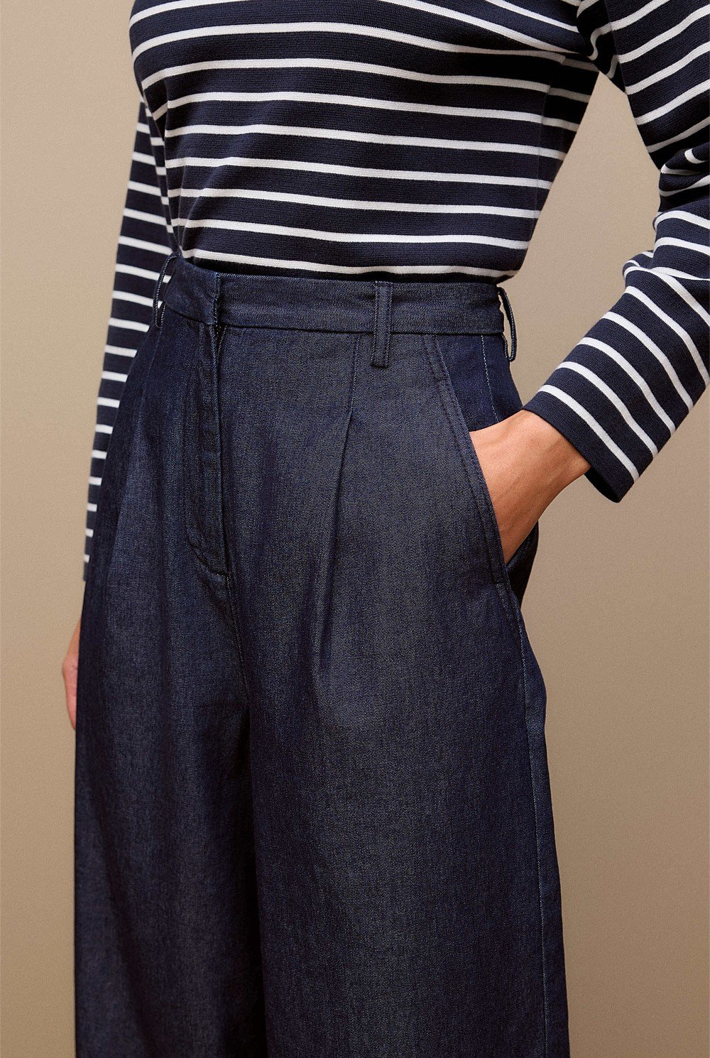 Denim Tailored Pant