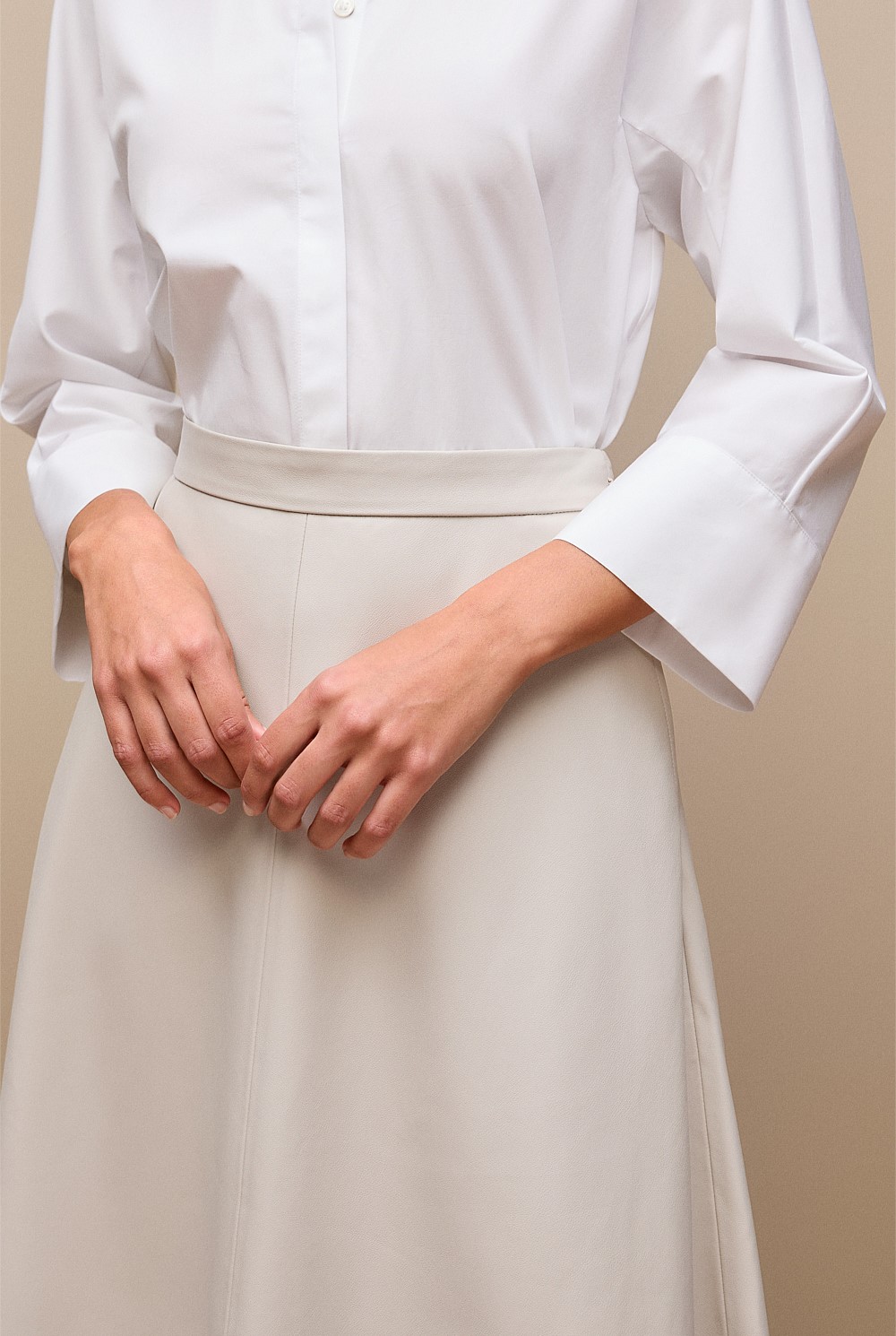 Soft Seam Detail Skirt