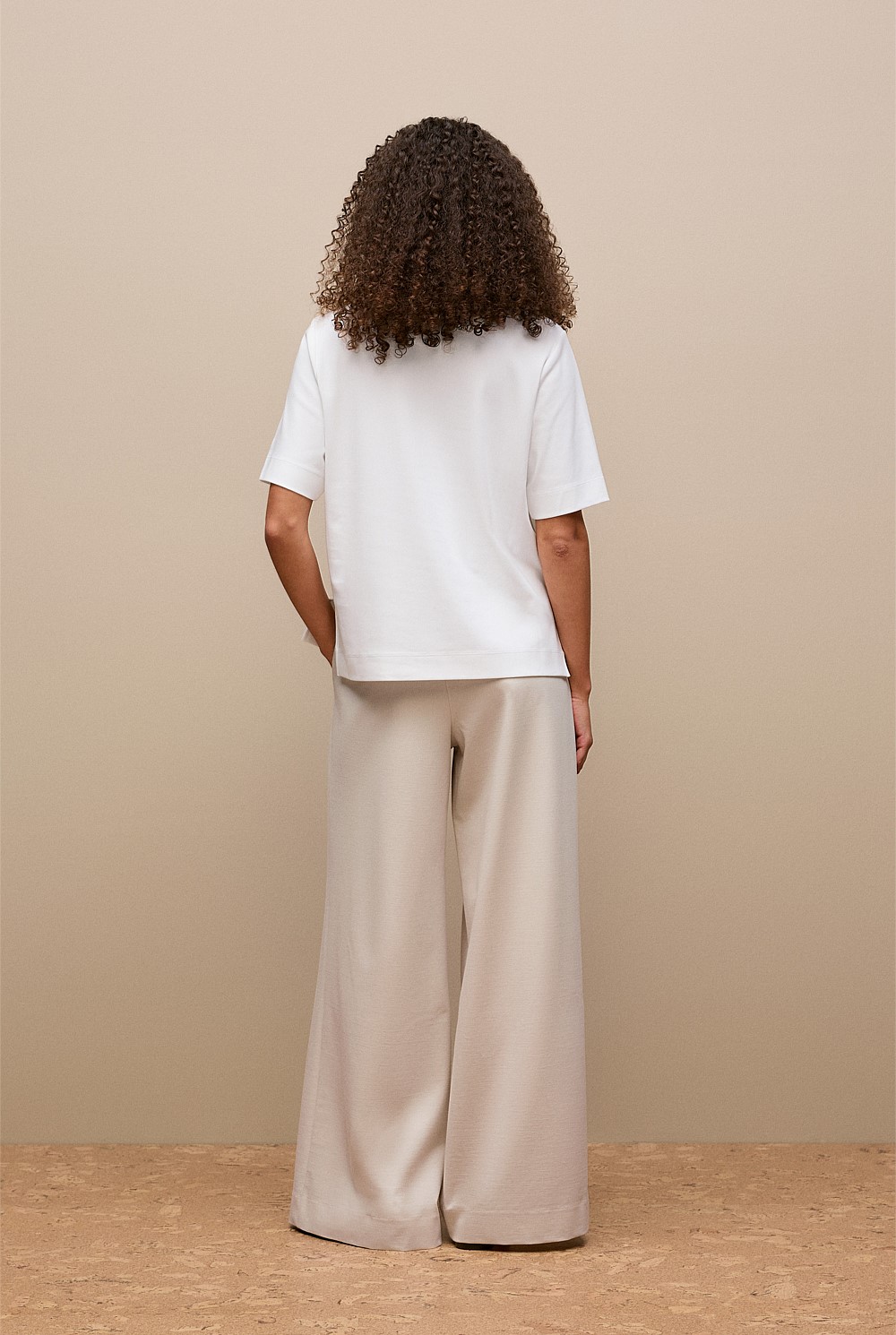 Modal Cotton Boxy Crew T-shirt