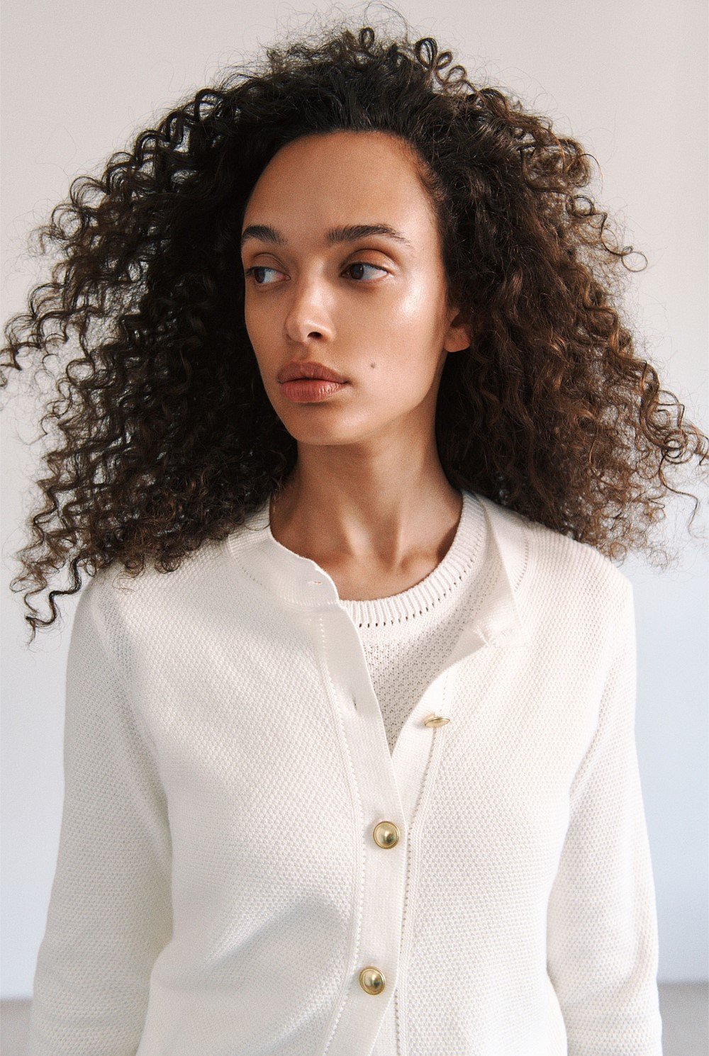 Cotton Texture Knit Cardigan