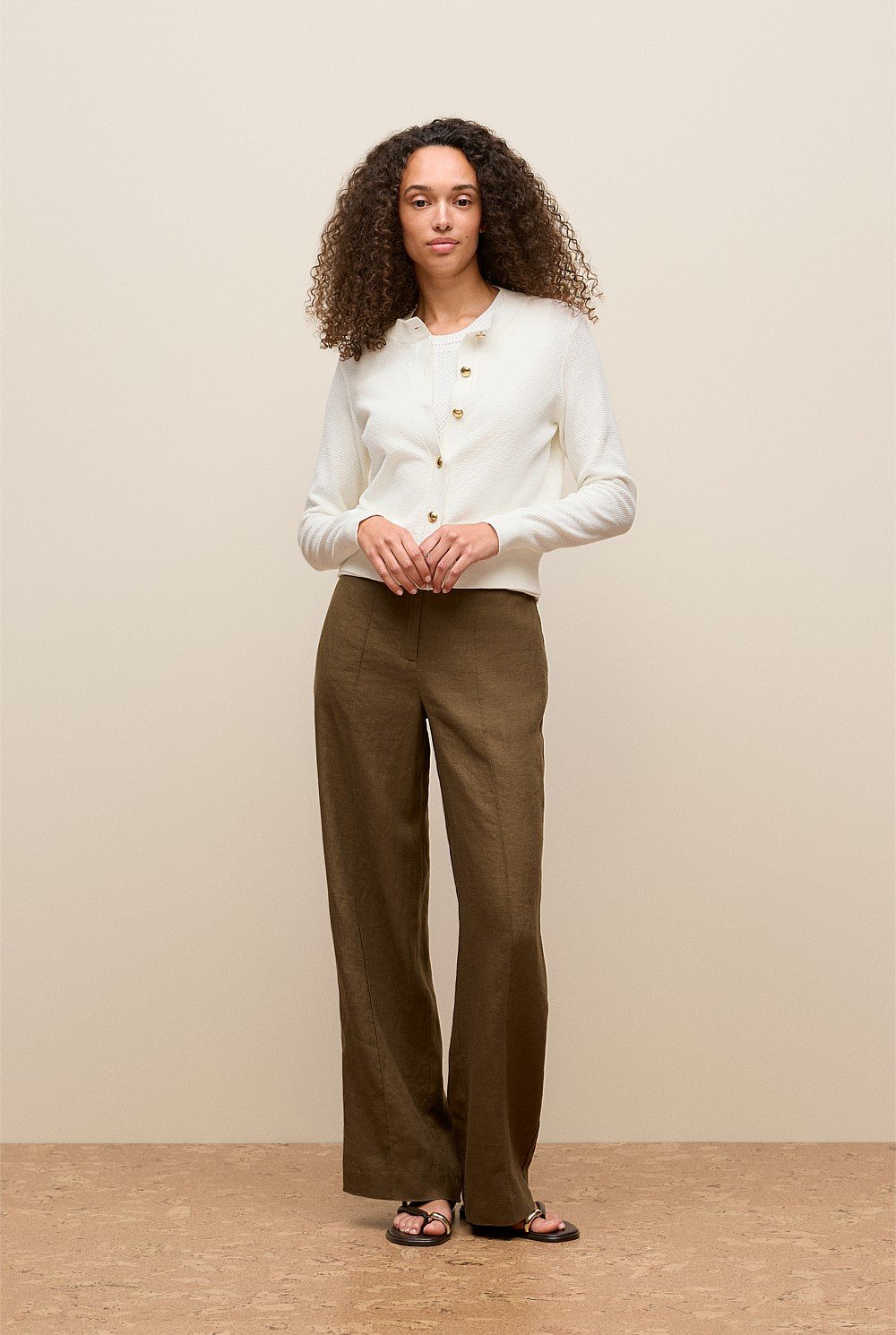 Cotton Texture Knit Cardigan