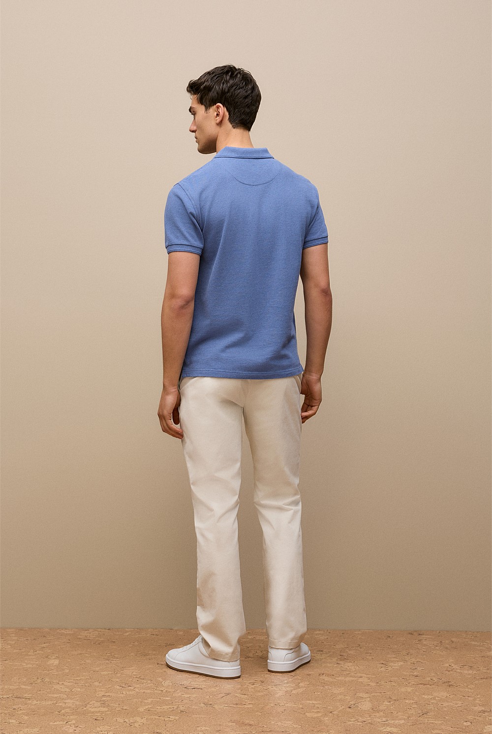 Pique Marle Monogram Polo