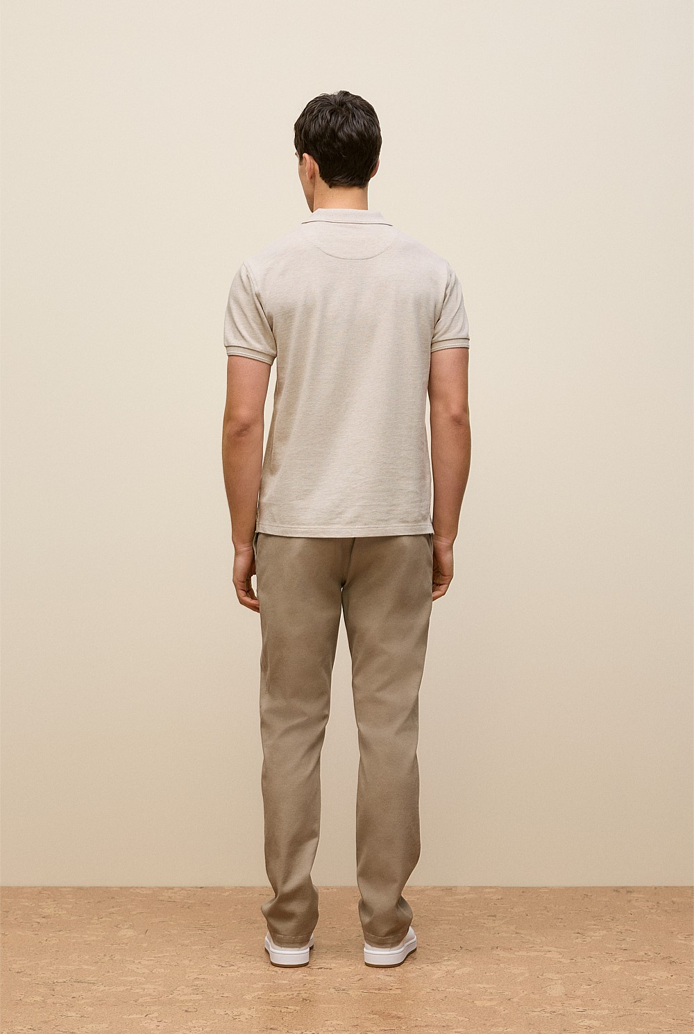 Pique Marle Monogram Polo