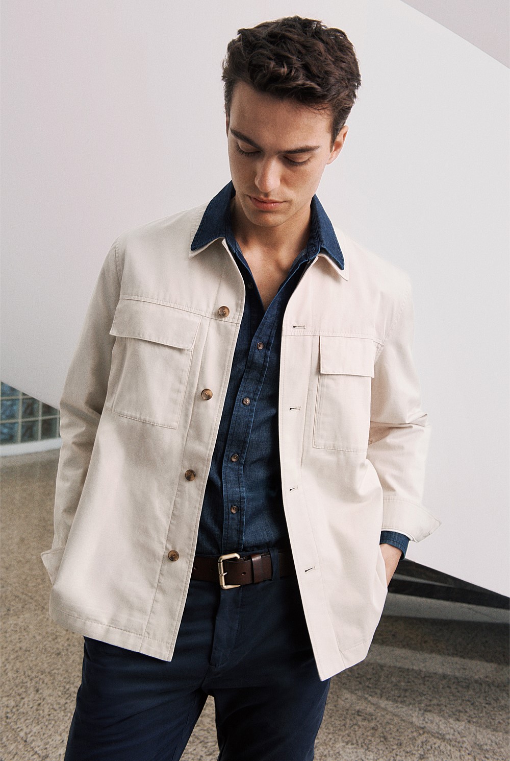 Cotton Twill Chore Jacket