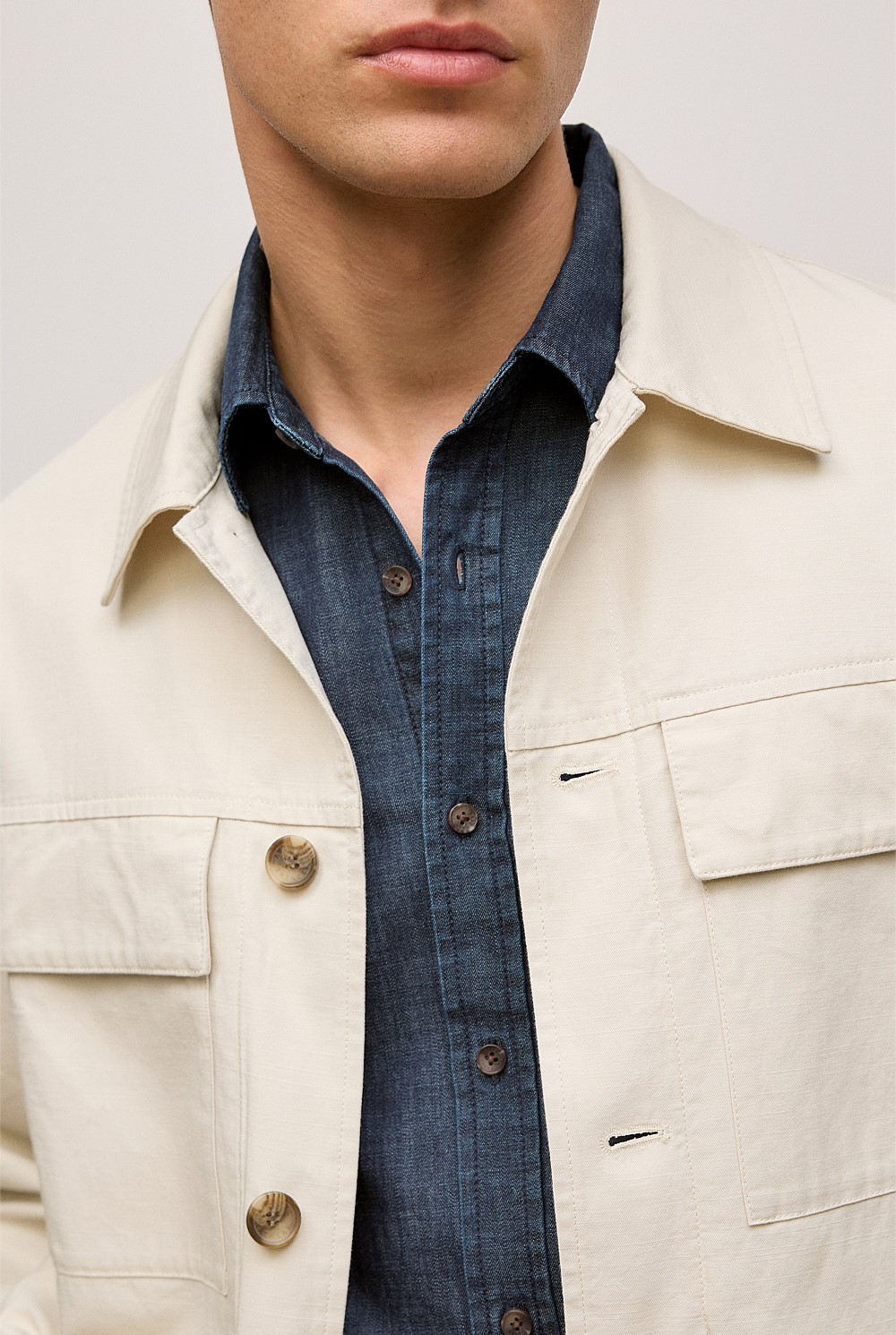 Cotton Twill Chore Jacket