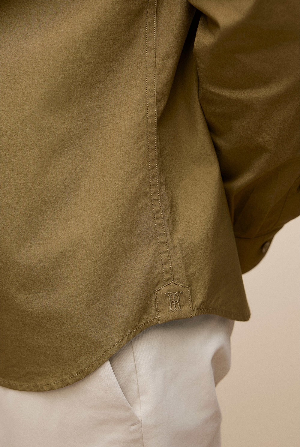 Tailored Fit Cotton Poplin Shirt