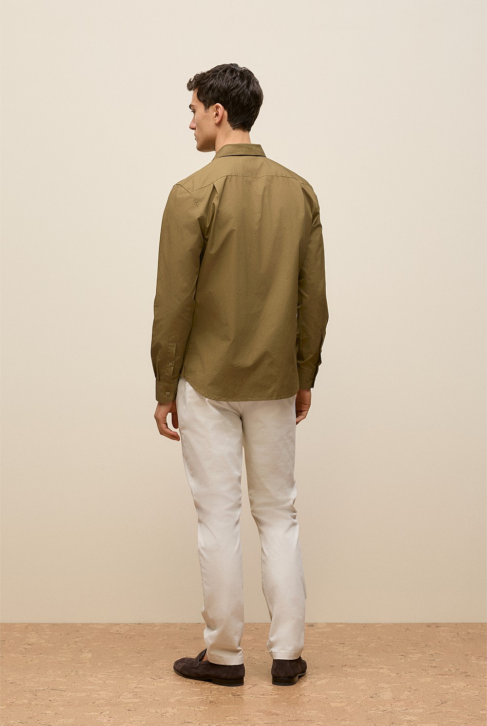 Tailored Fit Cotton Poplin Shirt