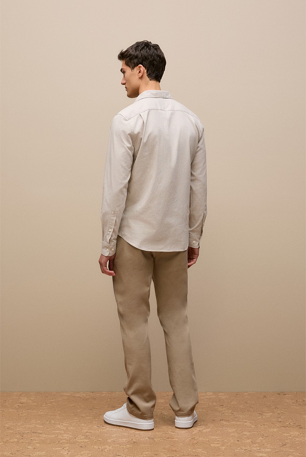Tailored Fit Puppytooth Check Shirt