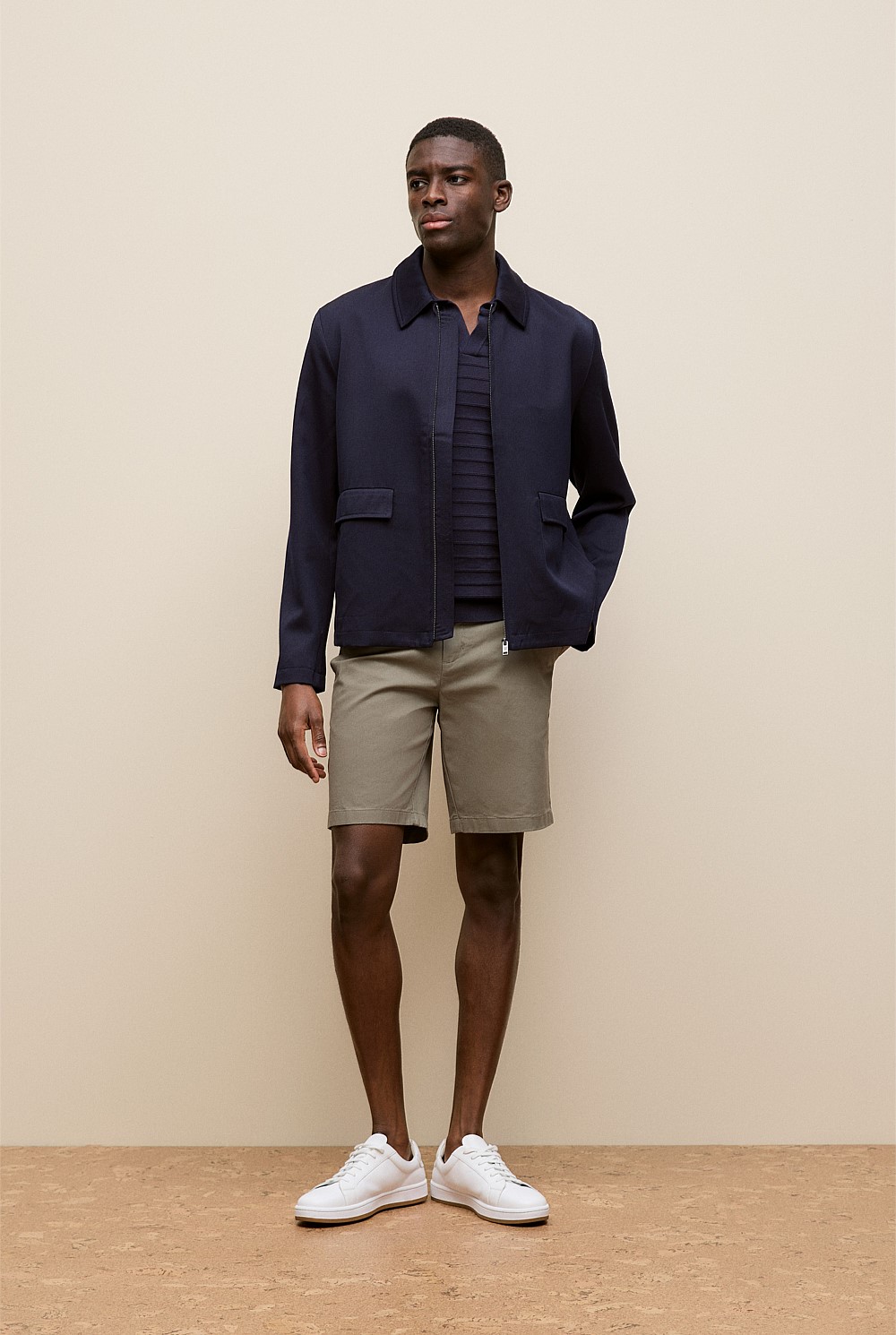 Stretch Cotton Chino Short