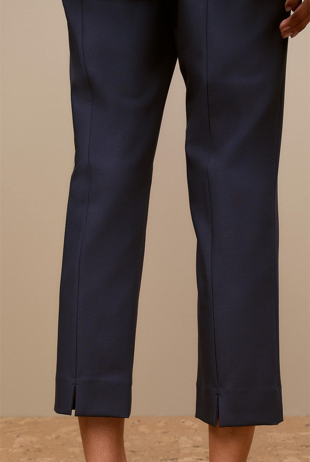 Bi-Stretch Split Hem Pant