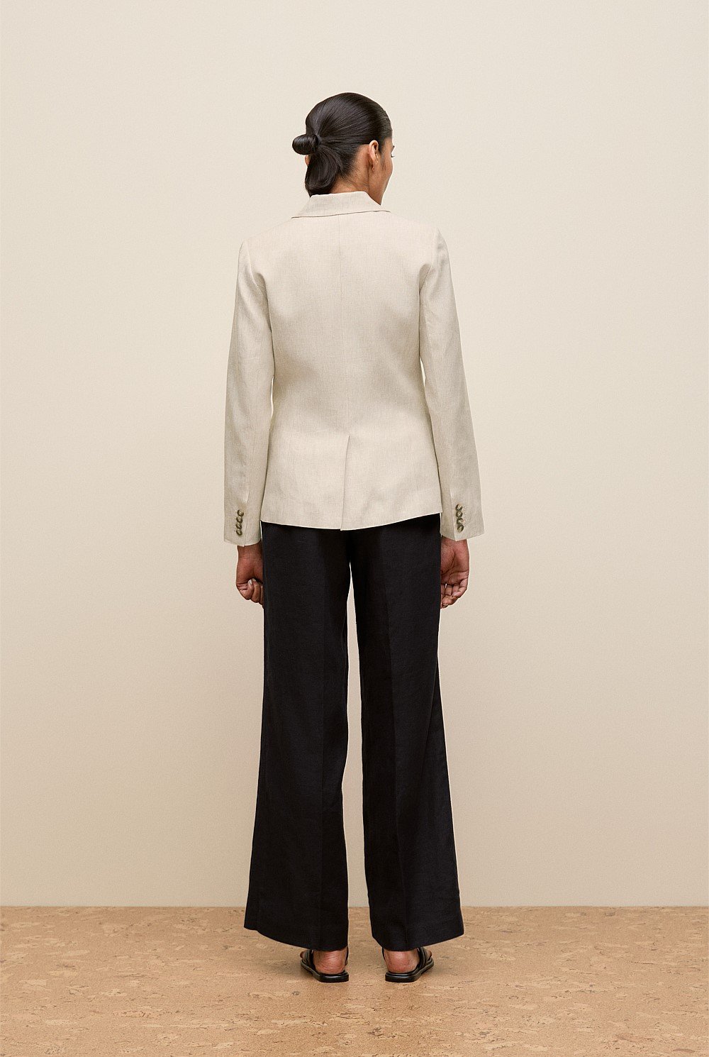 Linen Tailored Blazer