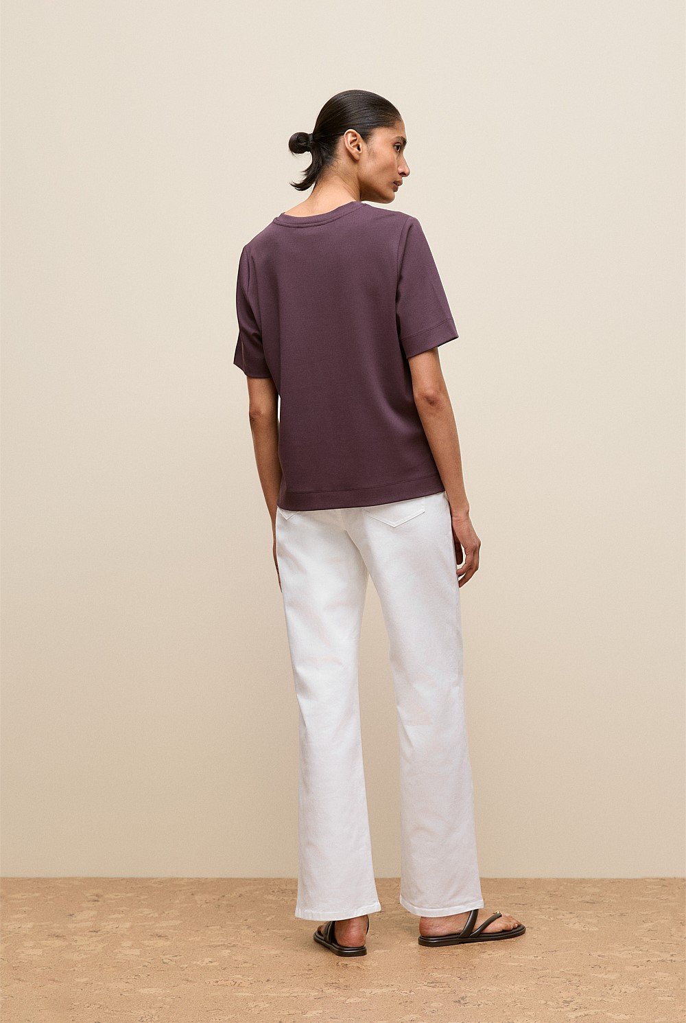 Modal Cotton Boxy Crew T-shirt