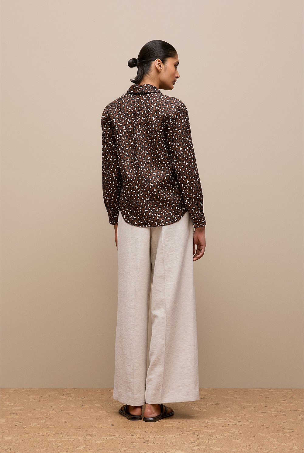 Leopard Linen Shirt