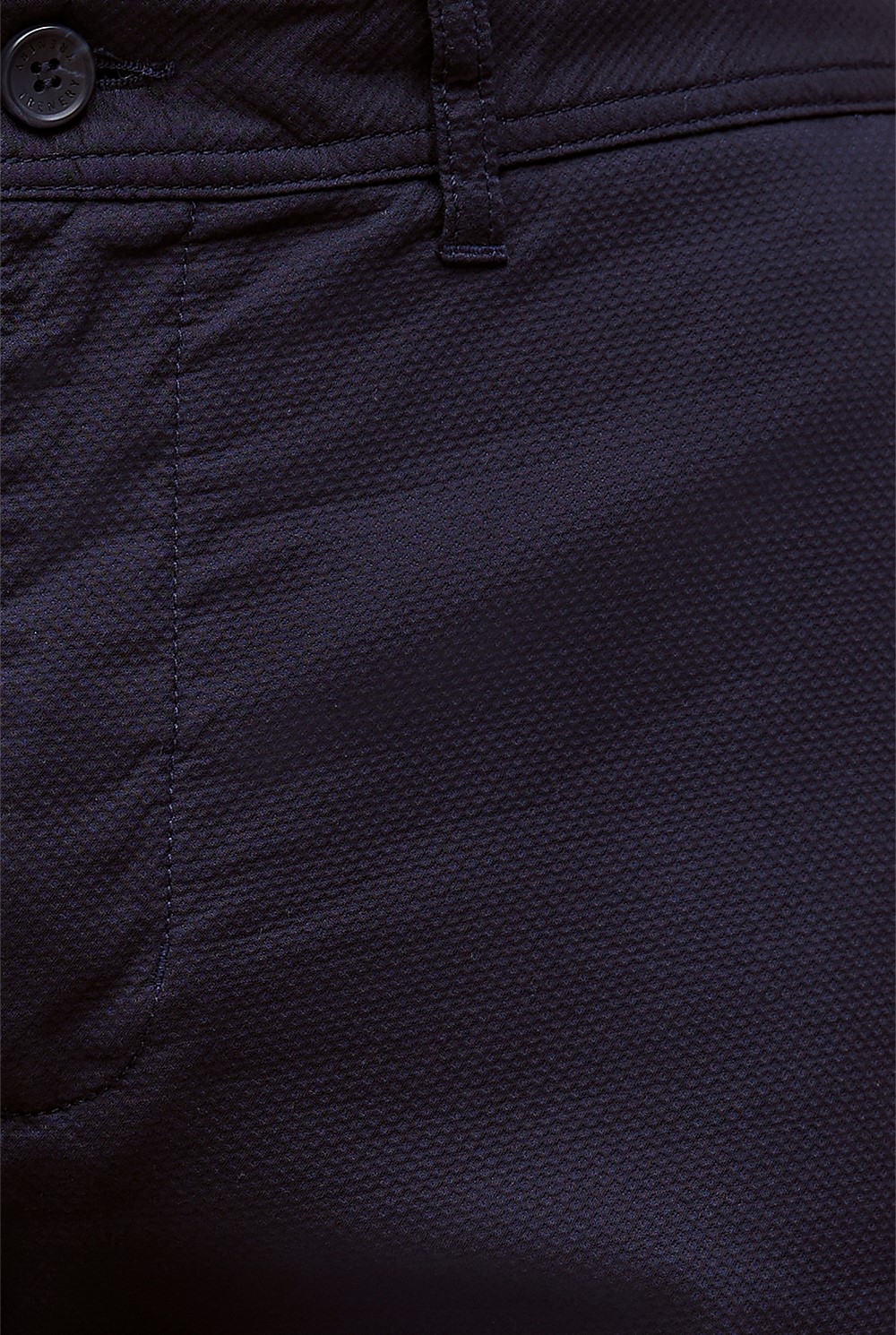 Stretch Cotton Dobby Longline Short